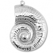 Breloques en acier Inox coquille Argenté