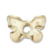 Perles en céramique DQ grecque papillon Beige-marron