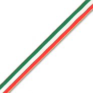 BY31® Ruban Drapeau de l'Italie Vert-blanc-rouge-dorado