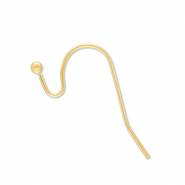 Appr&ecirc;ts en acier inox boucles d'oreilles crochet Dor&eacute;