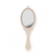 Pendentifs accroche-regard miroir Beige