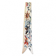 Bandana foulard avec animaux/branches Beige-beige sable