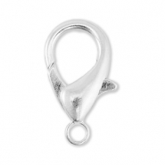 Apprêts en métal DQ fermoir mousqueton Argenté antique (sans nickel)