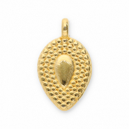 Breloques en métal DQ goutte Doré (sans nickel)