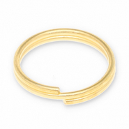 Apprêts en métal DQ anneau double Doré (sans nickel)