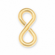 Apprêts en métal DQ Eco-brass® anneau brisé "8" Doré (sans nickel)