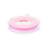 Fil &eacute;lastique 0.8mm Rose