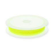 Fil &eacute;lastique 0.5mm Jaune n&eacute;on