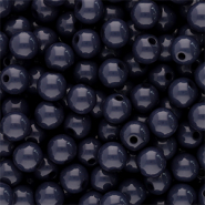 Perles acryliques 8 mm brillant Anthracite