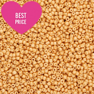 Perles de rocailles 8/0 (3mm) Orange pêche