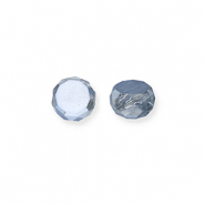 Perles &agrave; facettes Bleu-pearl shine coating