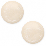 Cabochon classique 12mm Polaris Elements Jais Beige