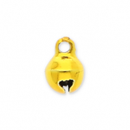 Breloques en m&eacute;tal petites cloches 6mm Dor&eacute;