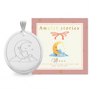 BY31® Breloques en acier Inox lune Argenté