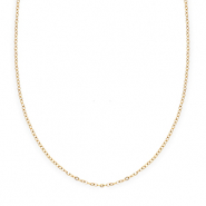 BY31® Colliers en acier Inox chaîne maille Doré