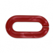 Chaîne en acrylique 20 mm maillons séparés Bordeaux