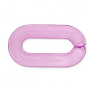 Chaîne en acrylique 20 mm maillons séparés Violet lavande