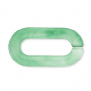 Chaîne en acrylique 20 mm maillons séparés Vert jade