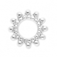 Apprêts en acier Inox breloques / connecteur Bali Argenté