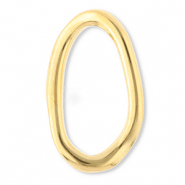 Appr&ecirc;ts en acier Inox connecteur ovale Dor&eacute;