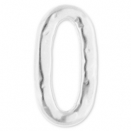 Appr&ecirc;ts en acier Inox connecteur ovale Argent&eacute;