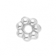 Perles en acier Inox spacer anneau Bali 3 mm Argent&eacute;