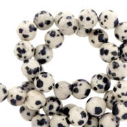 Pierres naturelles Jaspe Dalmatien 4mm Gris orme-greige