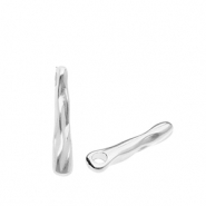 Breloques en m&eacute;tal DQ&reg; barre Argent&eacute; antique (sans nickel)