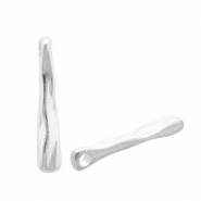 Breloques en m&eacute;tal DQ&reg; barre Argent&eacute; antique (sans nickel)