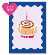 BY31&reg; Cartes &agrave; bijoux "Hooray" Bleu fonc&eacute;-violet lilas-marron clair