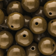 DQ Perles acryliques 16 mm brillant Wood thrush 17-1129 TCX