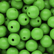 DQ Perles acryliques 12 mm brillant Vibrant green 16-6339 TCX