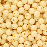 DQ Perles acryliques 8 mm brillant Pastel yellow 11-0616 TPG