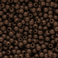 DQ Perles acryliques 4 mm brillant Cappuccino 19-1220 TCX