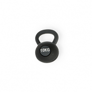 Pendentifs accroche-regard kettlebell "10kg" Noir-gris foncé-blanc
