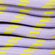 Paracorde tendance 8 mm Violet lavande-jaune