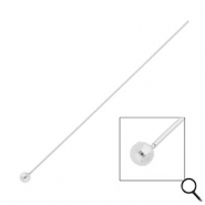 BY31&reg; Appr&ecirc;ts en acier inox clous &agrave; t&ecirc;te boule 70 mm Argent&eacute;