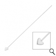 BY31&reg; Appr&ecirc;ts en acier inox clous &agrave; t&ecirc;te coeur 70 mm Argent&eacute;