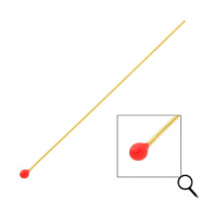 BY31&reg; Appr&ecirc;ts en acier inox clous &agrave; t&ecirc;te boule 70 mm Dor&eacute;-rouge