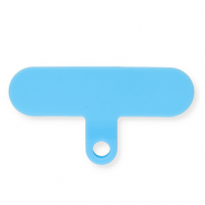 Attache pour cordon de téléphone Bleu