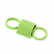 Apprêts colorés connecteur à ressort spirale Vert