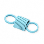Apprêts colorés connecteur à ressort spirale Bleu