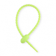 Apprêts colorés colliers de serrage en silicone Vert