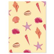 BY31&reg; Cartes &agrave; bijoux vie marine Jaune-rose-violet