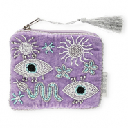 BY31&reg; Trousse mystique Violet-blanc-bleu turquoise-argent&eacute;