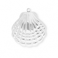 Breloques en acier Inox coquille Argenté