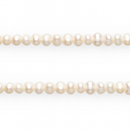 TQ Perles d’eau douce trou vertical 5 mm Blanc naturel
