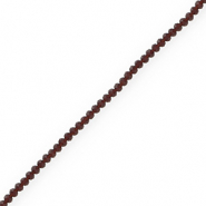 Perles à facettes 3x2mm disque Heishi Gris lavande foncé