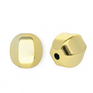 Perles acryliques rond Doré