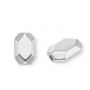 Perles acryliques octogone Argenté